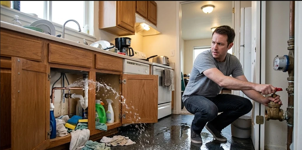 burst pipe emergency